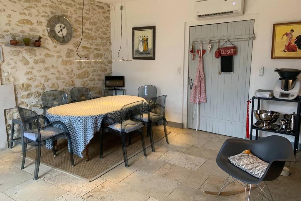 Mas 19E Entierement Climatise Avec Piscine A Usage Exclusif Roquemaure  Exterior foto
